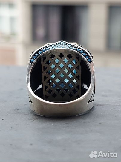 Мужской перстень серебро