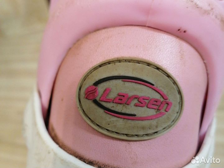 Ролики Larsen 36-41 розовые раздвижные детские
