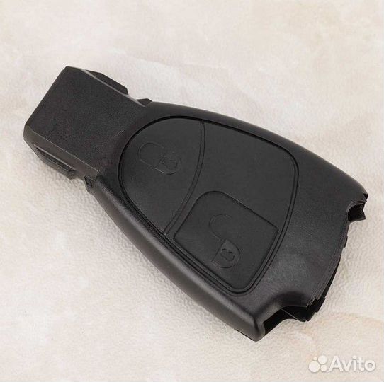 Корпус ключа Мерседес пластик 2 кнопки