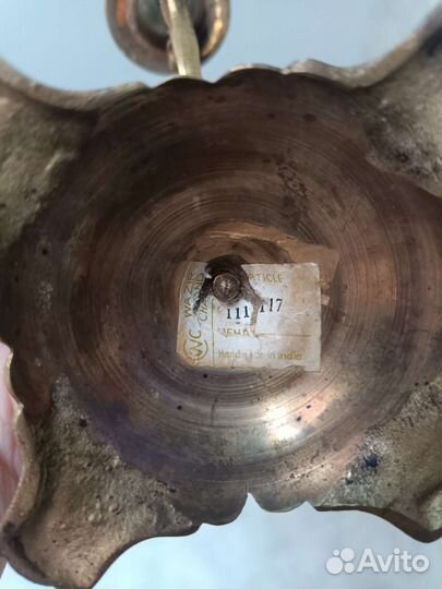 Подсвечник латунь (Индия) 80-х годов