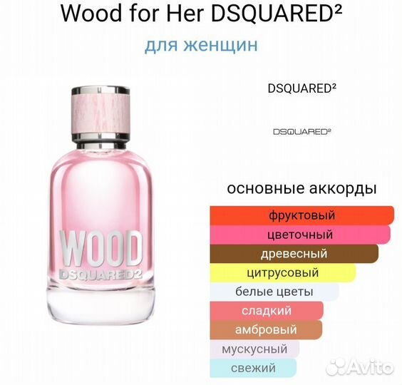 Wood for Her dsquared² 25 мл