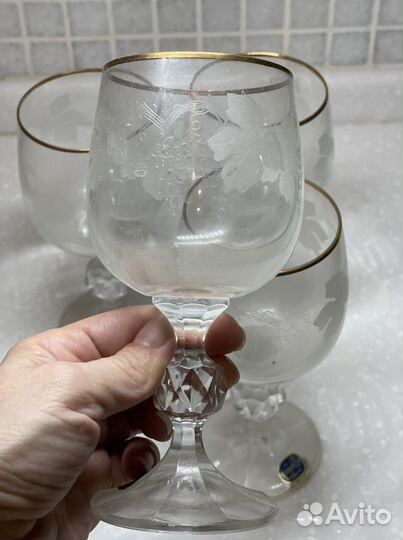 Фужеры стекло СССР стаканы бокалы