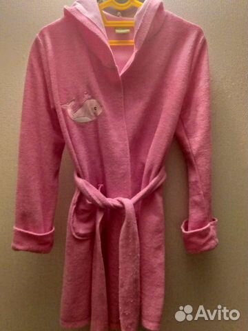 Халат для девочки, для бассейна