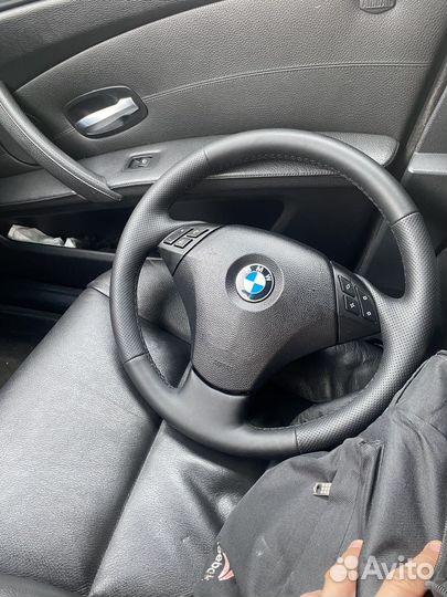Руль бмв е60 рест под кнопку с подогревом