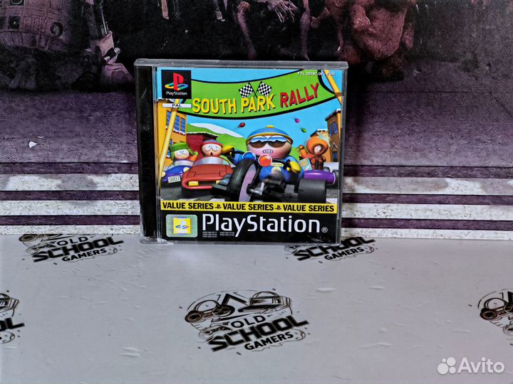 Диск Playstation 1 South Park Rally