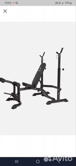 Силовая скамья со стойками