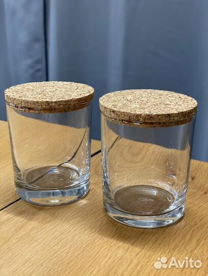 Стаканы с пробковой крышкой 245 мл