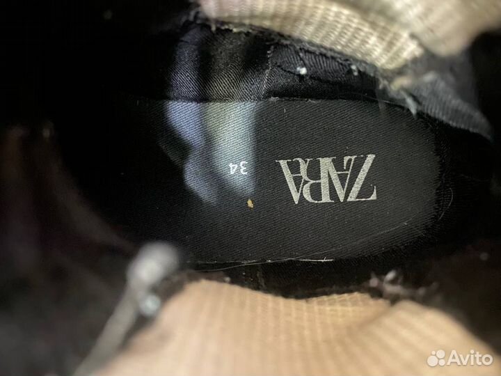 Ботинки полусапоги zara 34 размера