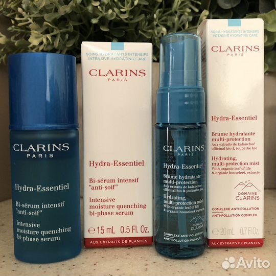 Clarins Hydra-Essentiel в ассортименте