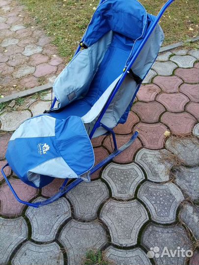 Детские санки коляска бу