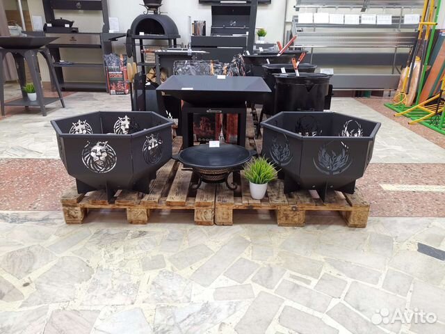 Очаг / Костровая чаша / Камин уличный