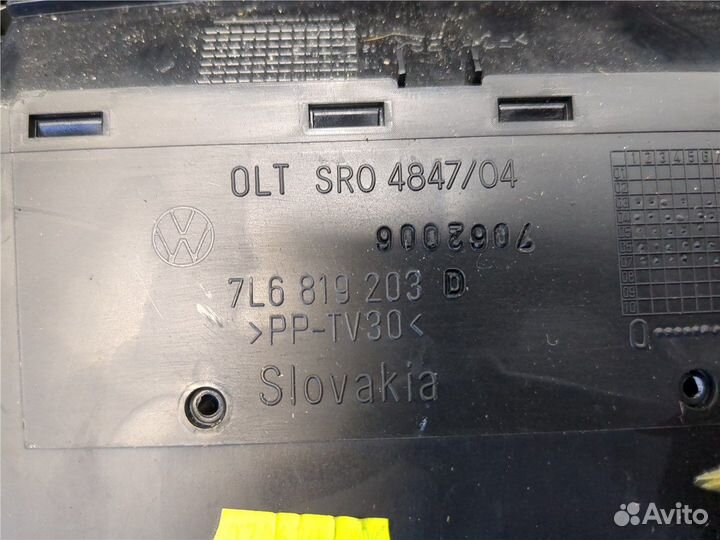 Дефлектор обдува салона Volkswagen Touareg, 2002