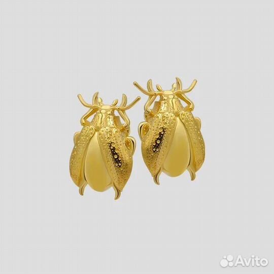 Серьги bee в стиле гуччи