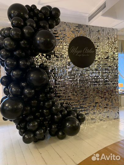 Фотозона из пайеток в аренду