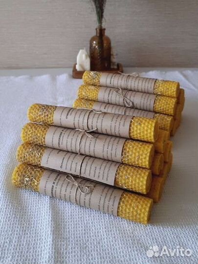 Свечи с травами, Свечи ручной работы