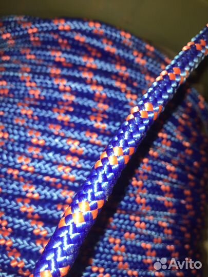 Шнур плетеный, веревка, якорная намотка