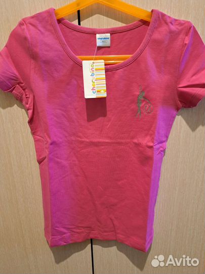 Футболка для девочки, 140, новая