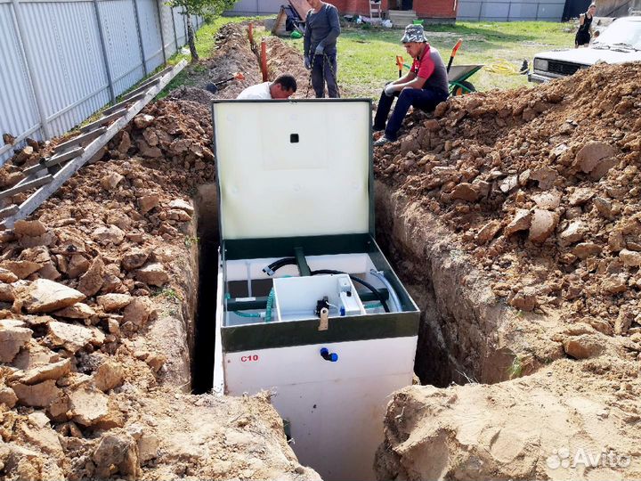 Автономная канализация под ключ. В любой грунт