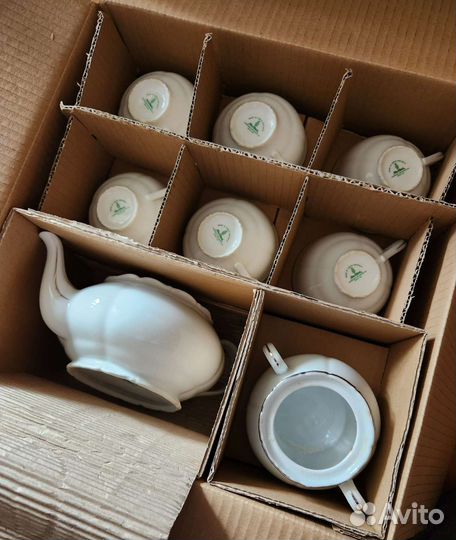 Чешский чайный сервиз на 6 персон