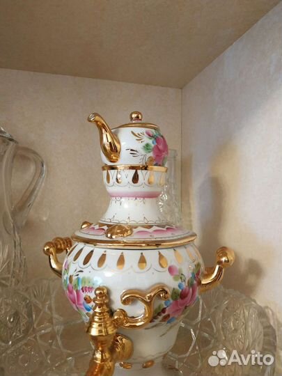 Самовар Гжель