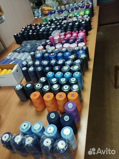 Нитки швейные бабины
