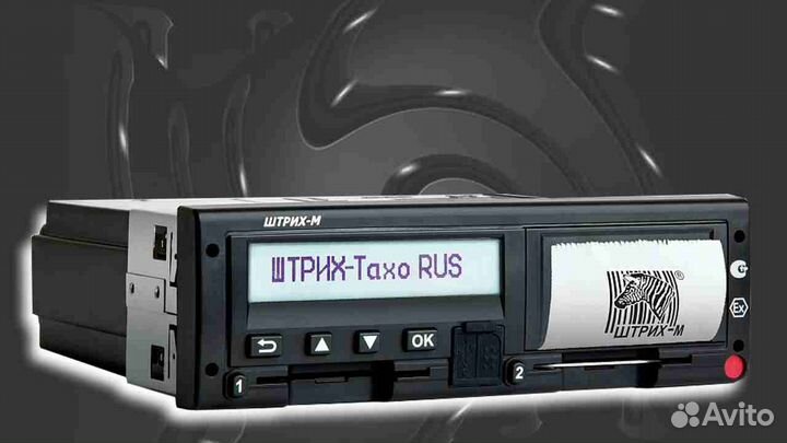 Автомобильный тахограф Штрих М.С установкой