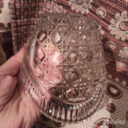 Салатник хрустальный СССР