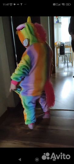Кигуруми единорога в отличном состоянии