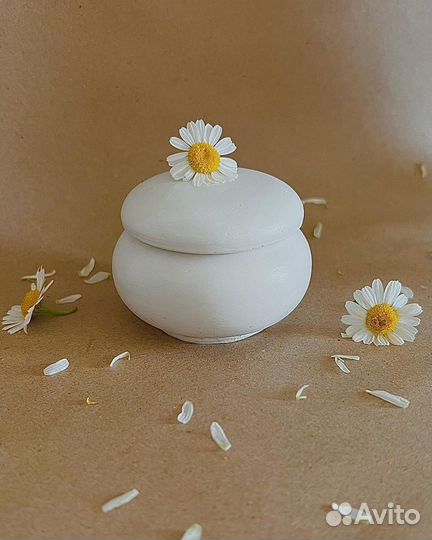 Шкатулка для украшений из гипса