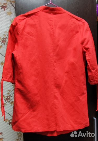 Блузка из льна