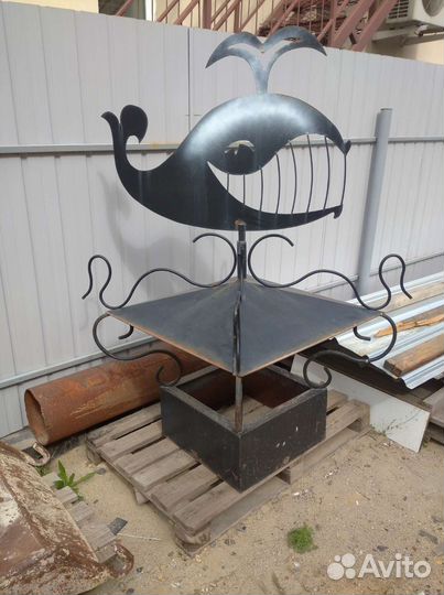 Зонт на дымоход с флюгером