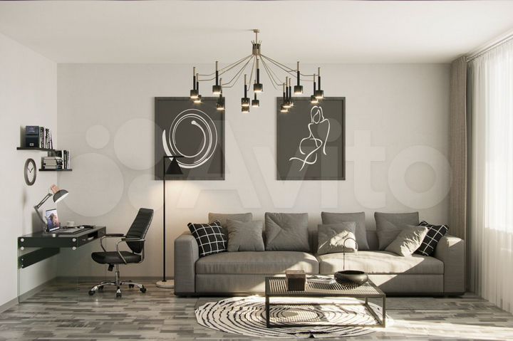 1-к. квартира, 45,7 м², 9/19 эт.