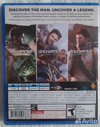 Игра Uncharted Collection на PS4