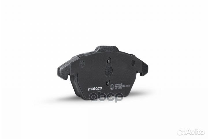 Колодки тормозные передние к-кт 3000013 metaco