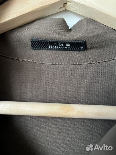 Платье-рубашка lime S цвет хаки