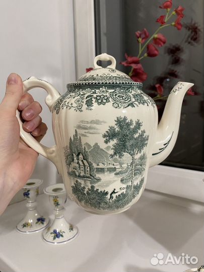 Чайник, сахарница, подсвечник Villeroy & Boch