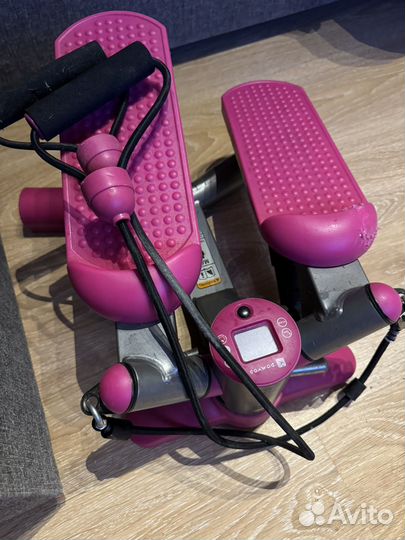 Тренажер степпер с эспандерами