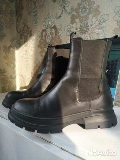 Ботинки челси женские 38 натуральная кожа