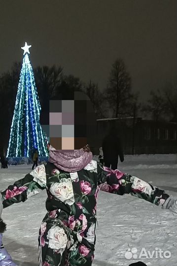 Зимний комбинезон для девочки