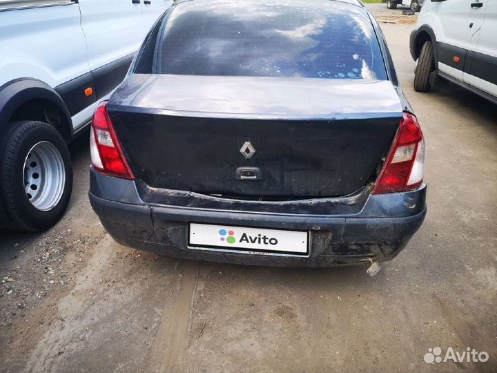 Renault Symbol 1.4 МТ, 2005, битый, 230 000 км