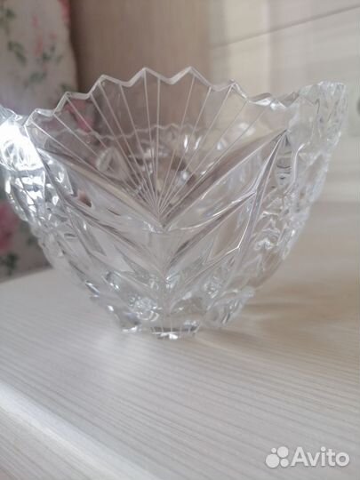 Ваза хрустальная
