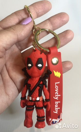 Брелок для ключей яркий силиконовый