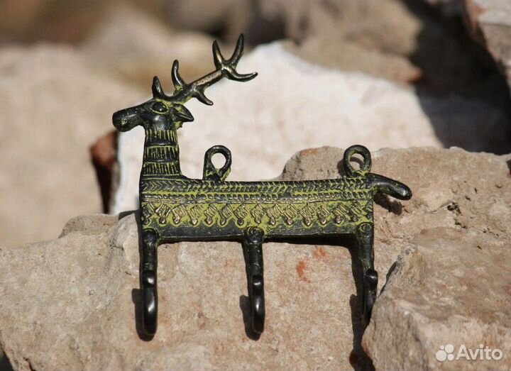 Крючки настенные, ключницы, латунь