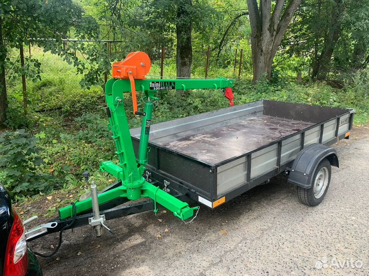 Аренда прицепа с краном