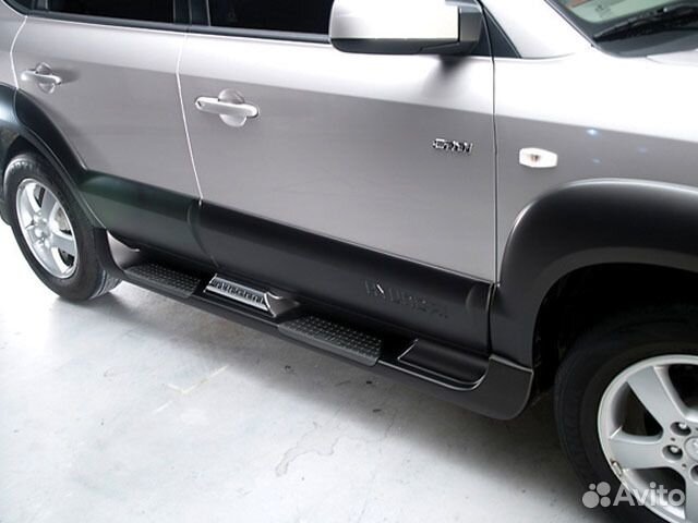 Накладка на пороги подножки Hyundai Tucson