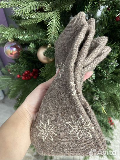 Теплые шерстянные наколенники