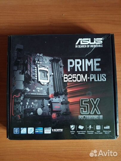 Материнская плата с процессором asus prime b250m-p