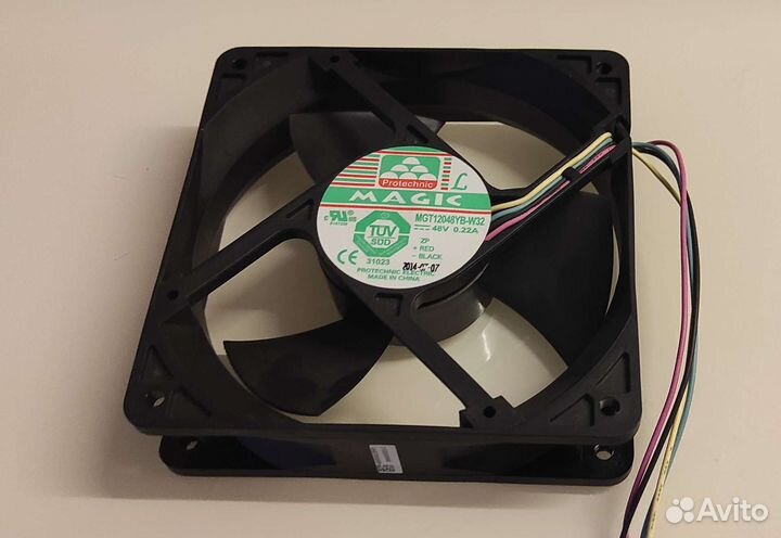 Кулер Вентилятор 120мм 48В