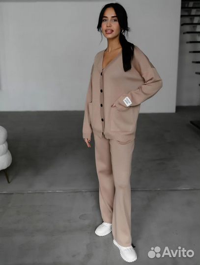 Костюм двойка вязаный оверсайз