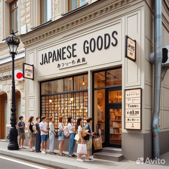 Магазин японских товаров, с прибылью 1 млн/мес